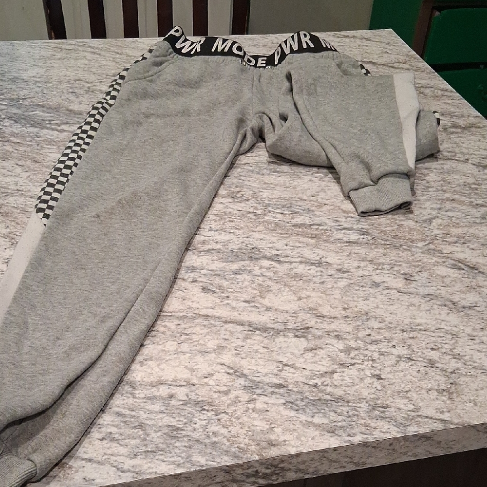 New Look Gray Joggers with Elastic Waistband